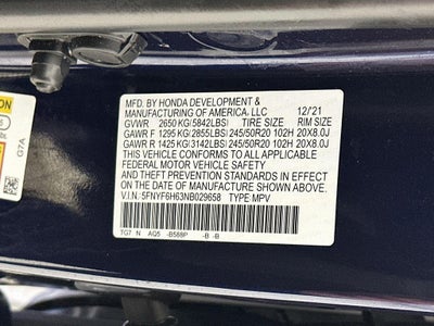 2022 Honda Pilot Touring 7 Passenger