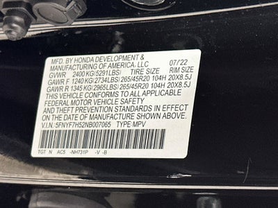 2022 Honda Passport EX-L