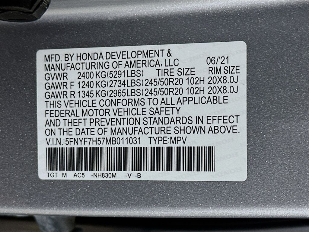 2021 Honda Passport EX-L