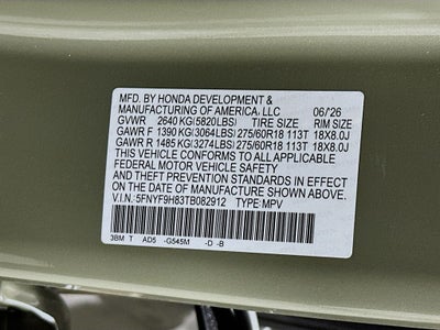2026 Honda Passport TrailSport Elite
