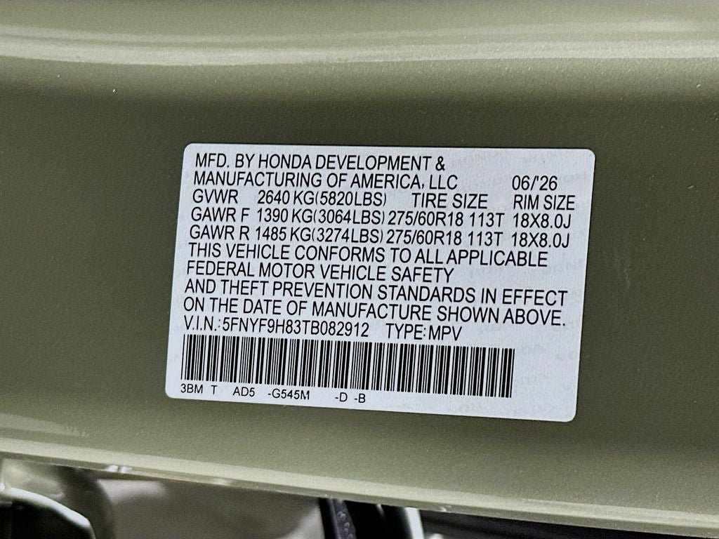 2026 Honda Passport TrailSport Elite