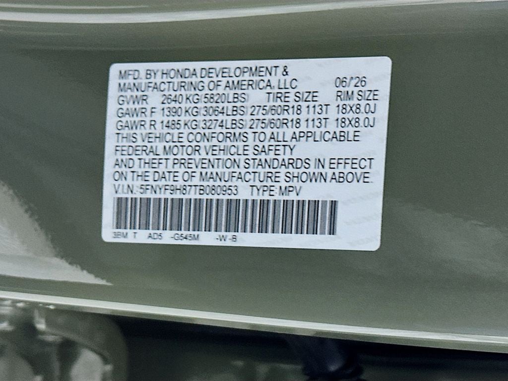 2026 Honda Passport TrailSport Elite