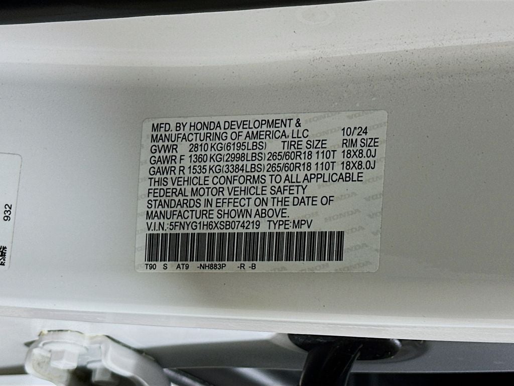 2025 Honda Pilot TrailSport