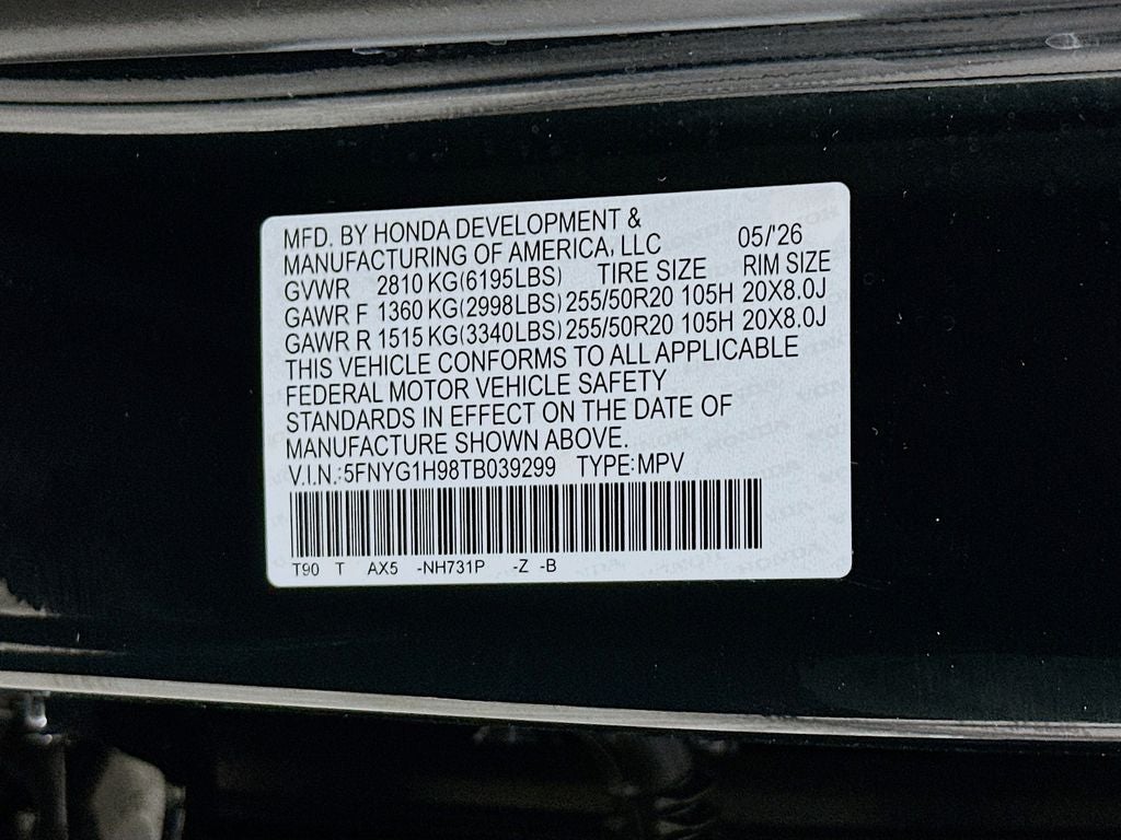 2026 Honda Pilot Black Edition