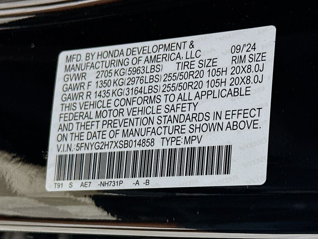2025 Honda Pilot Touring