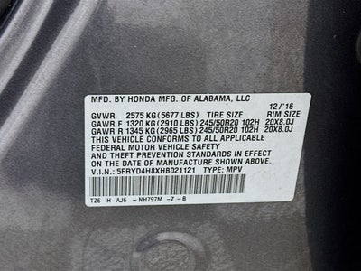 2017 Acura MDX 3.5L SH-AWD w/Advance Package