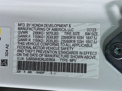 2024 Honda CR-V Hybrid Sport-L