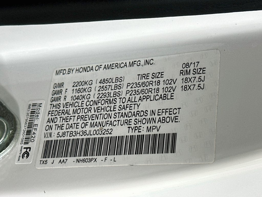 2018 Acura RDX Base