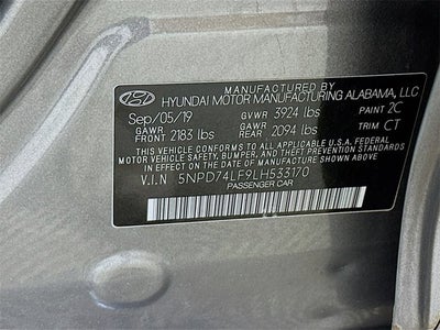 2020 Hyundai Elantra SE