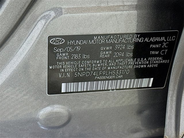 2020 Hyundai Elantra SE