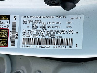 2019 Toyota Tacoma 4WD Base