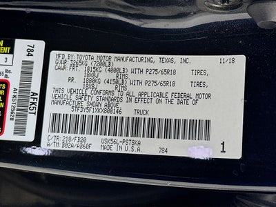 2019 Toyota Tundra SR5