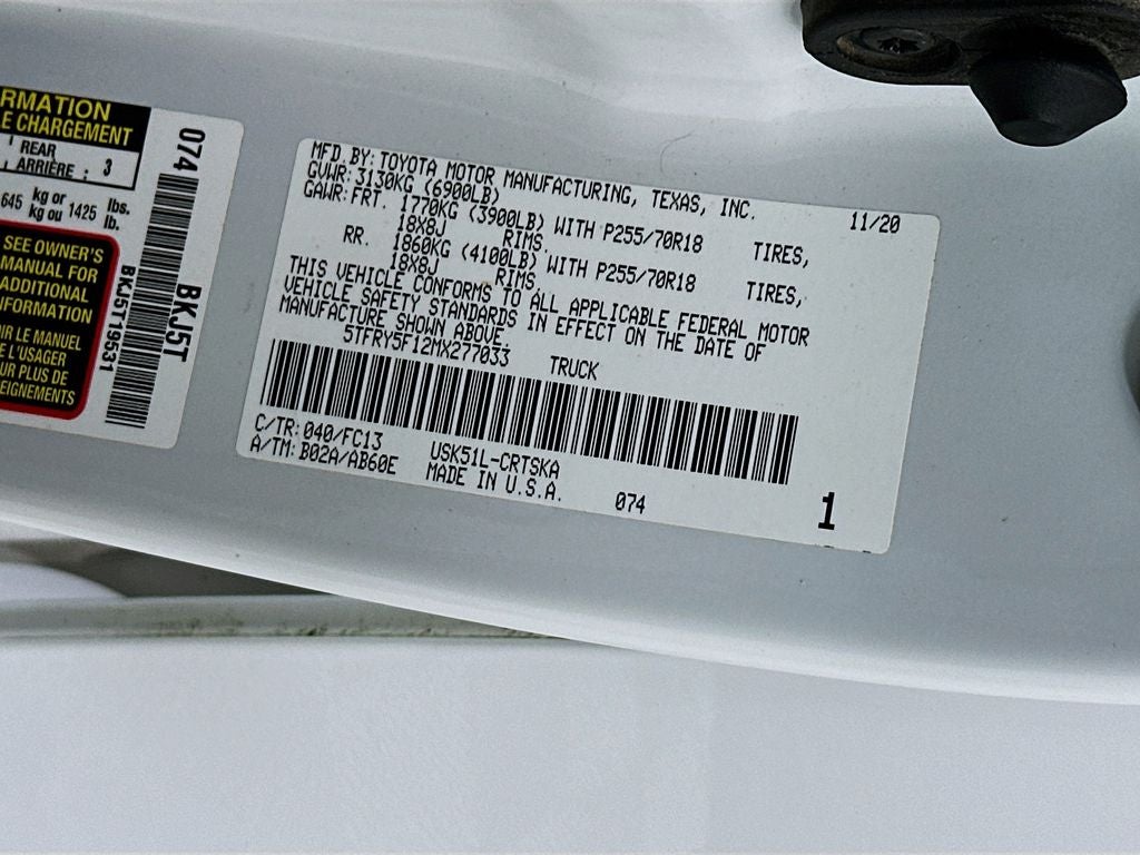 2021 Toyota Tundra SR5