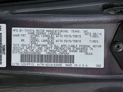 2014 Toyota Tacoma Base