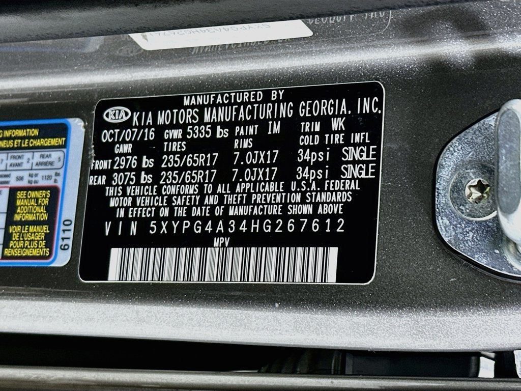 2017 Kia Sorento LX
