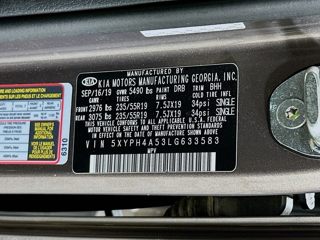 2020 Kia Sorento EX