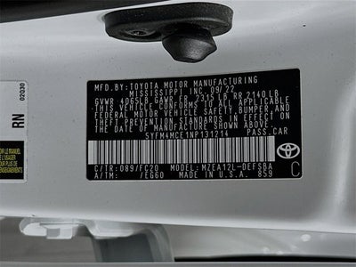 2022 Toyota Corolla SE