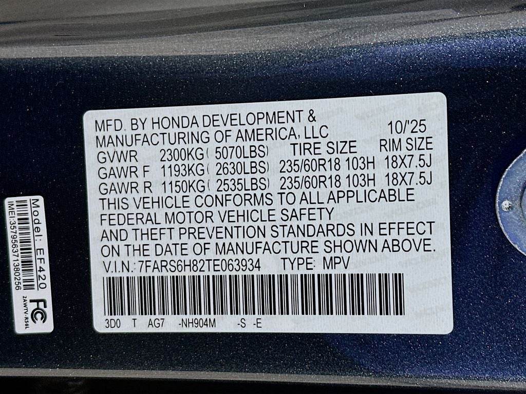 2026 Honda CR-V Hybrid Sport-L