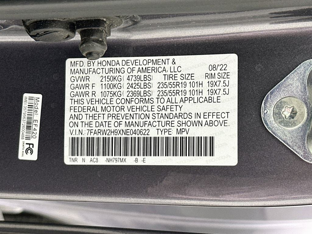 2022 Honda CR-V Touring