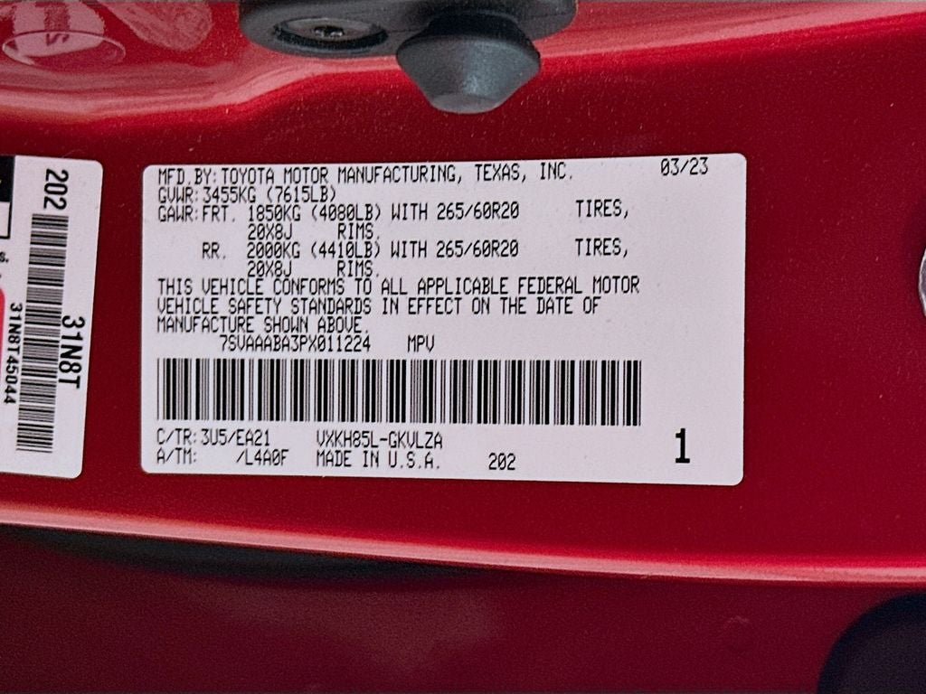 2023 Toyota Sequoia Limited