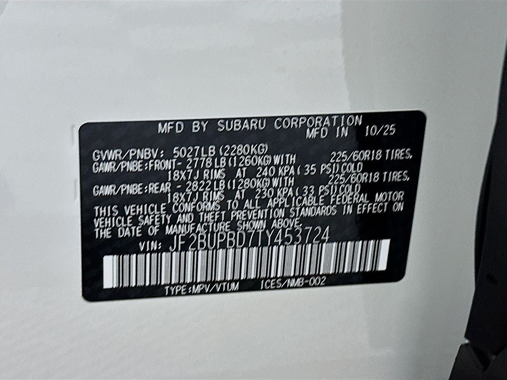 2026 Subaru Outback Premium