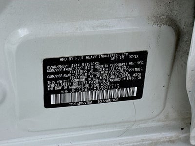 2013 Subaru XV Crosstrek 2.0i Premium