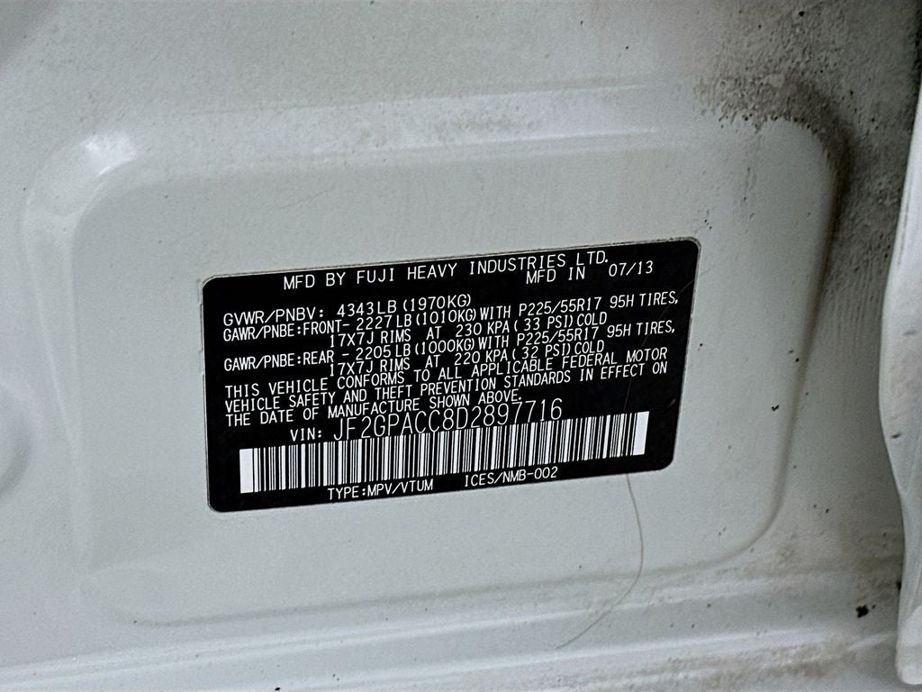 2013 Subaru XV Crosstrek 2.0i Premium