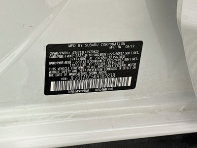 2019 Subaru Crosstrek 2.0i Premium