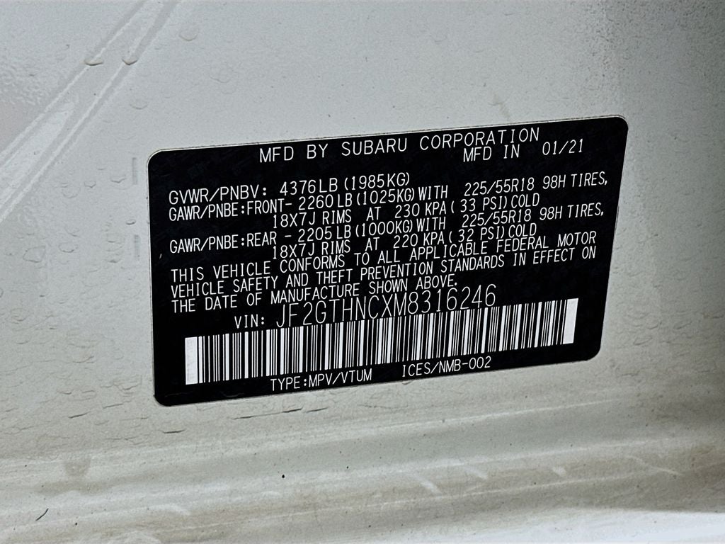 2021 Subaru Crosstrek Limited