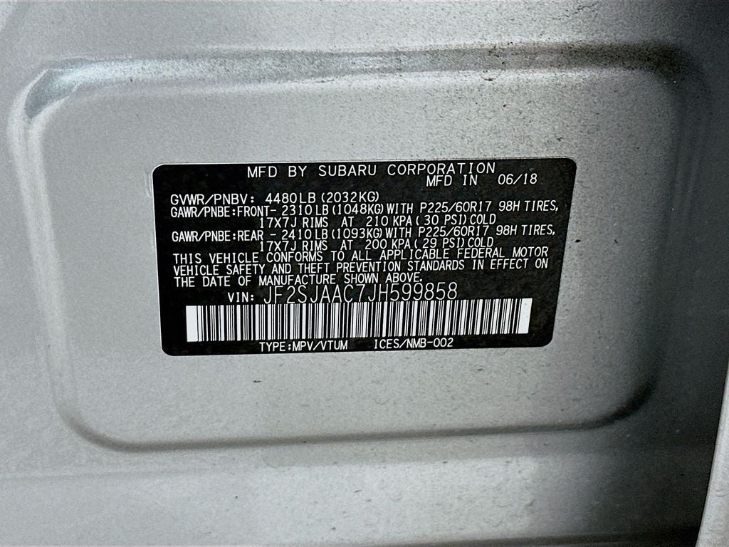 2018 Subaru Forester 2.5i