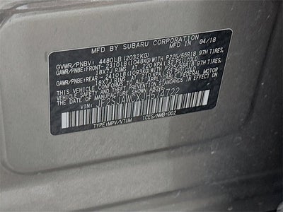 2018 Subaru Forester Touring