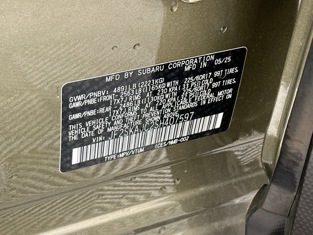 2025 Subaru Forester Wilderness