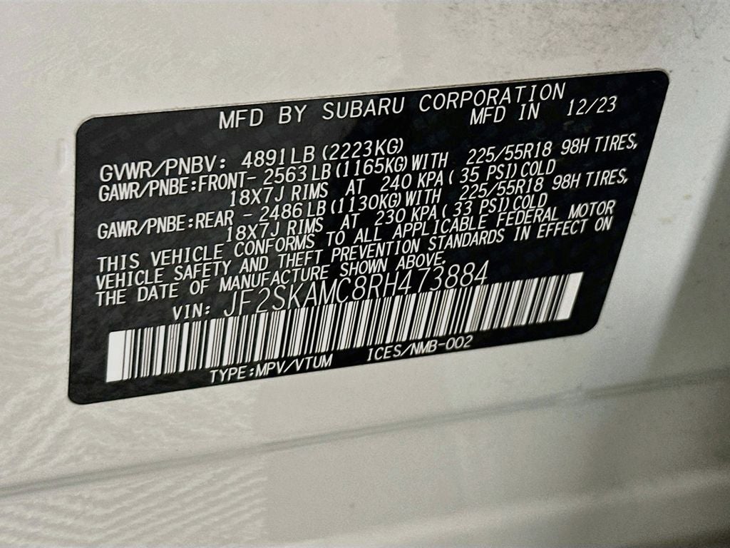 2024 Subaru Forester Touring