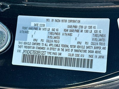 2025 Mazda Mazda MX-5 Miata Grand Touring