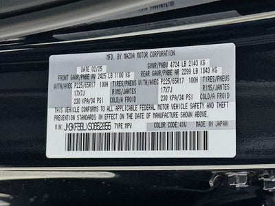2025 Mazda Mazda CX-5 2.5 S Select Package