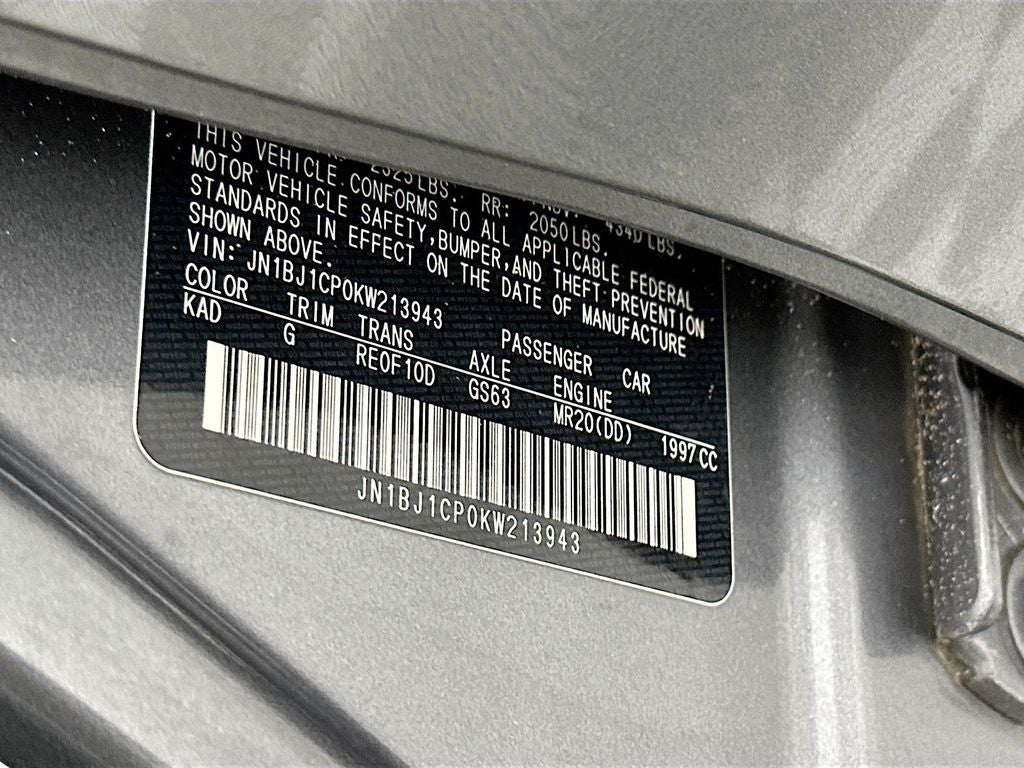 2019 Nissan Rogue Sport S