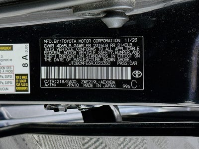 2024 Toyota Corolla Hybrid XLE