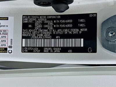 2020 Toyota 4Runner Limited