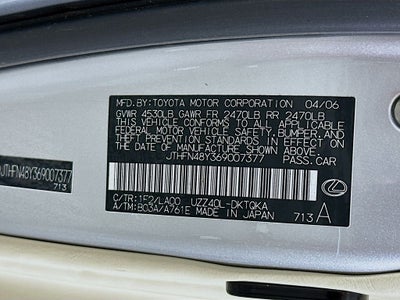 2006 Lexus SC 430
