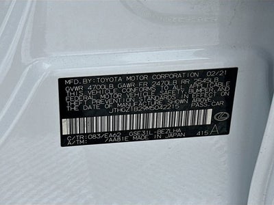 2021 Lexus IS IS 350 F SPORT