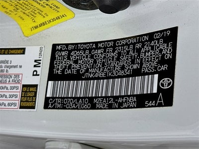 2019 Toyota Corolla Hatchback XSE