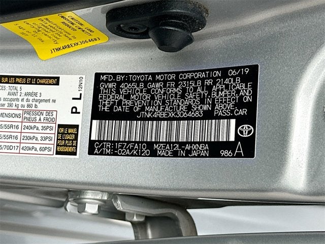 2019 Toyota Corolla Hatchback Base