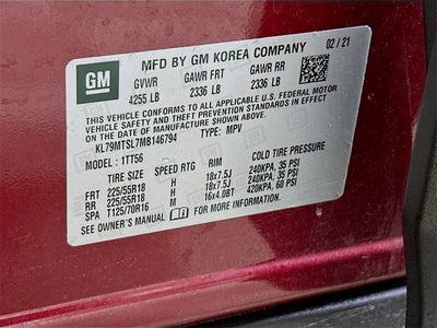 2021 Chevrolet Trailblazer RS