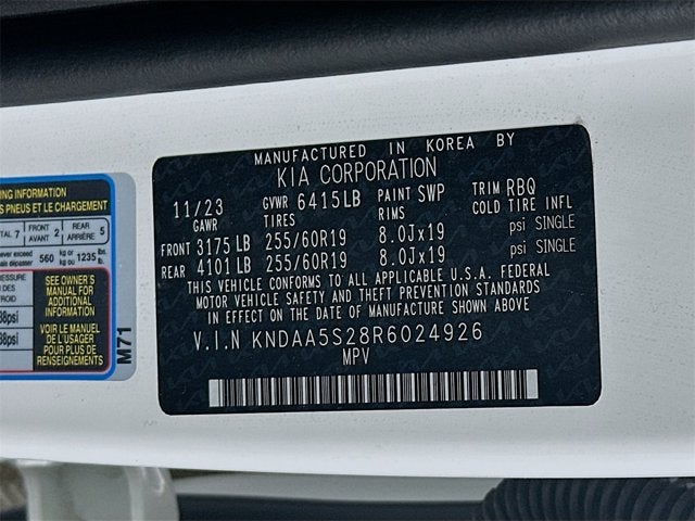 2024 Kia EV9 Light Short Range