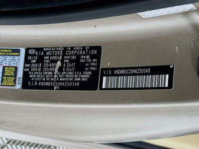 2017 Kia Sedona LX