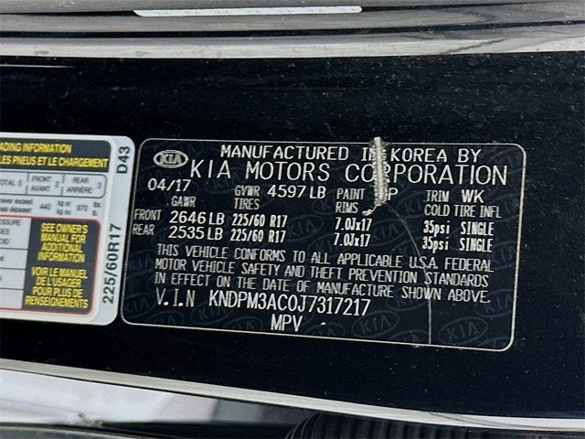 2018 Kia Sportage LX