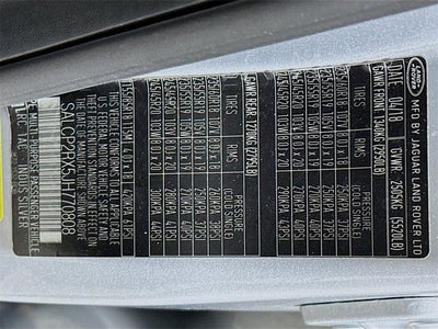 2018 Land Rover Discovery Sport SE