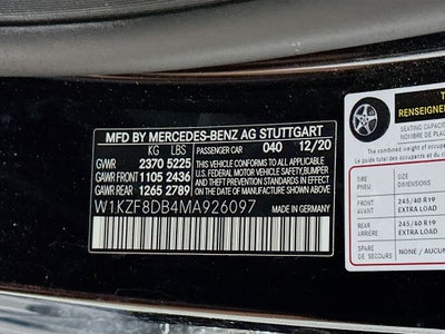 2021 Mercedes-Benz E-Class E 350
