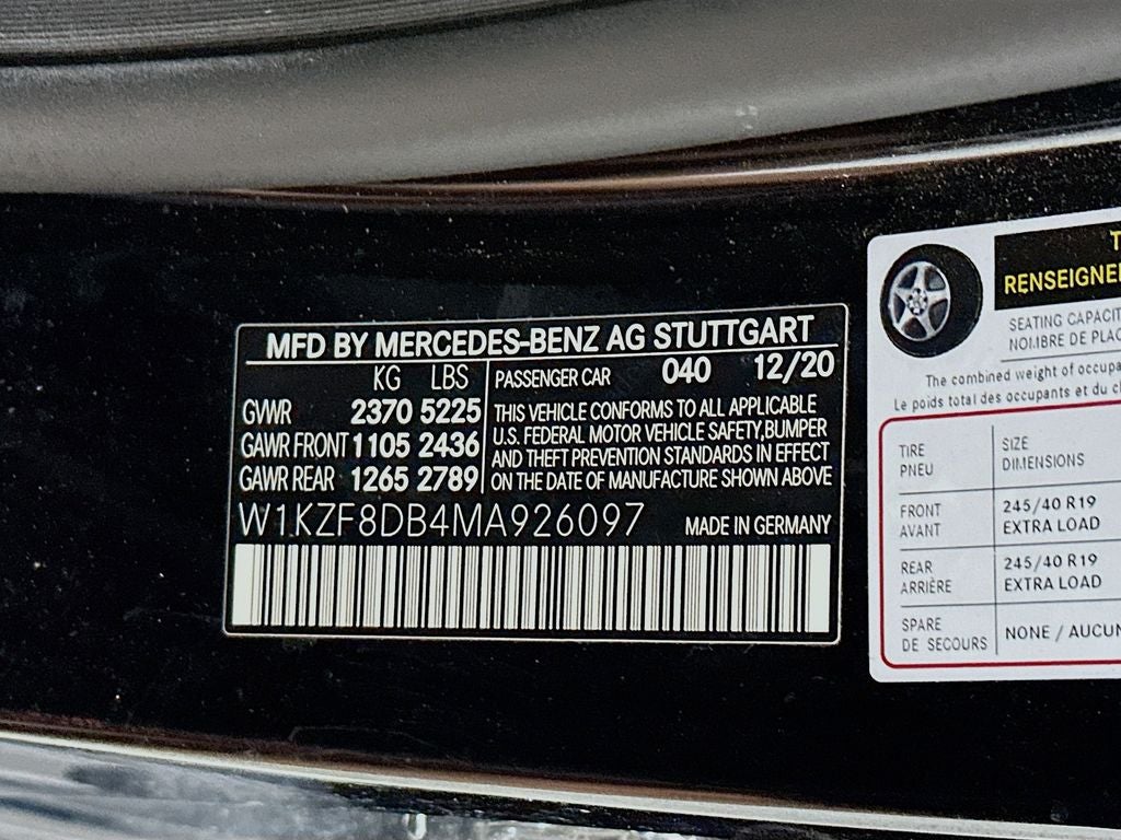 2021 Mercedes-Benz E-Class E 350
