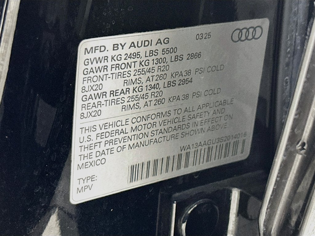 2025 Audi Q5 2.0T Prestige quattro
